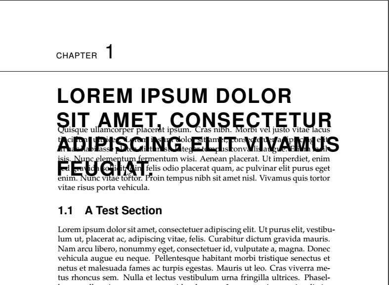 Titlesec Chapter Title On Specific Twoside Margin Position Tex - Landscape Pattern Collection - Ultra HD Quality