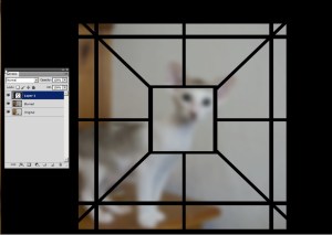 photoshop geometric adobe shapes stretched pixels same pattern