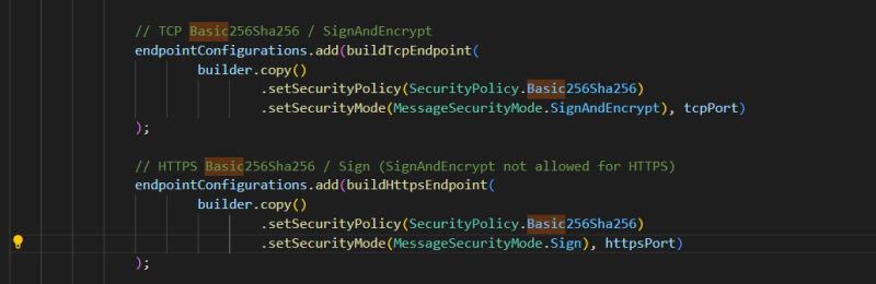Opc Ua Change Security Policy In Milo Opc Example Server Stack Overflow - Desktop Light Arts for Desktop