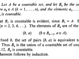 Real Analysis Understanding Of Countable Set Short Theorem