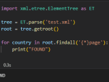 Cannot Loop Through Xml With Python Elementtree Api Stack Overflow