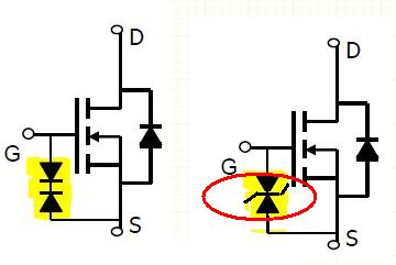 What Does This Mosfet Symbol Mean Two Diodes Facing Each
