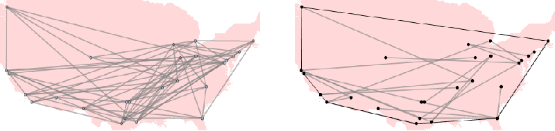 Curated Data Building Graph Based On The Cities Connection - Nature Design Collection - Desktop Quality
