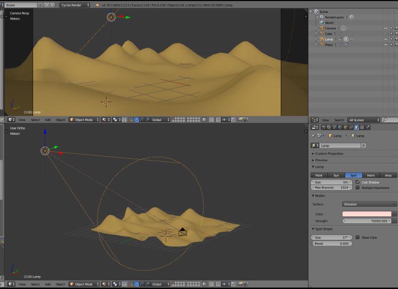 Blender Sunset Scene Blender Stack Exchange - Colorful Illustration Collection - Full HD Quality