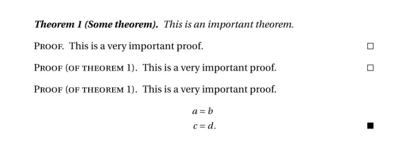 Amsmath Qed For Theorems Without Proofs Tex Latex Stack Exchange - Best Mountain Arts in 4K