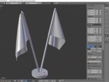 Objects How To Make A Table Top Flag In Blender Blender Stack Exchange