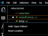 Visual Studio Code Vscode Open Editors Panel Not Showing Stack