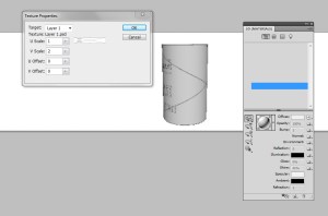 cylinder 3d photoshop tools label wrap scale around using graphic result