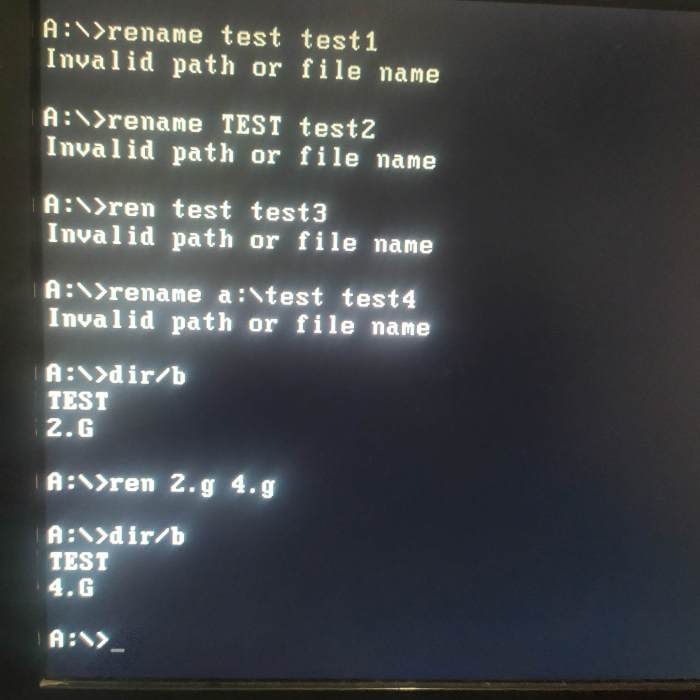 Ms dos - Rename command in dos - Super User How to rename photo on android
