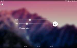 blur android background level