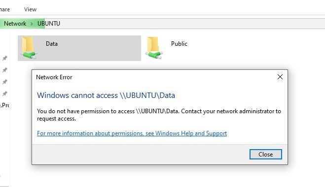 Networking Cannot Access Shared Floder On Ubuntu From Windows 10 Meanwhile I Have Access To - Mobile Landscape Backgrounds for Desktop