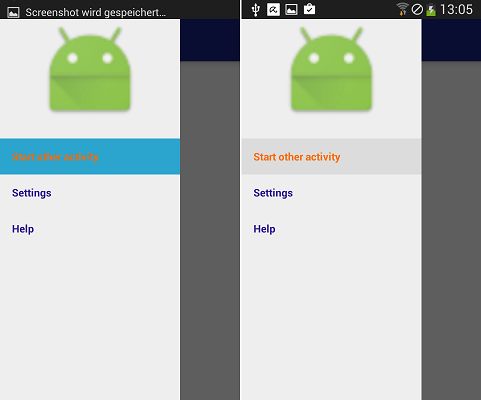 Android Navigationview Menu Item Background Color Changes To Blue - Dark Photos - Classic 8K Collection