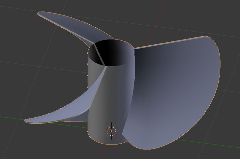 Modifiers Modeling A 3 Blade Boat Propeller Blender Stack Exchange - Landscape Image Collection - Mobile Quality