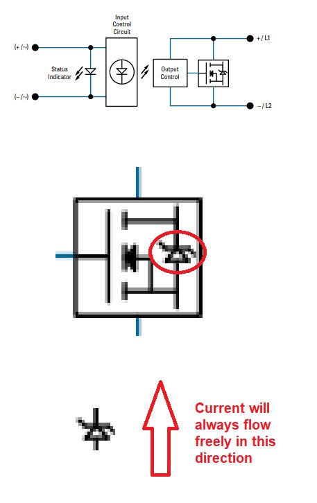 Solid State Relay Contactor And Polarity Direction Of Current For Its - Creative Vintage Illustration - Desktop