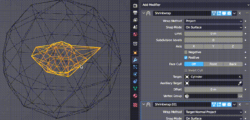 Modifiers Why Shrinkwrap Not Getting Curve Shape Blender Stack Exchange - HD Mountain Arts for Desktop