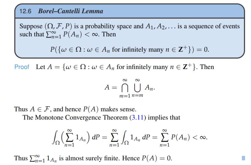 Real Analysis The Borel Cantelli Lemma Proof Mathematics Stack Exchange - Download Premium Minimal Illustration | Retina