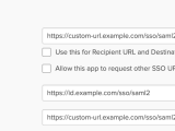 Single Sign On Saml Sp Metadata Xml Sso Recipient And Destination