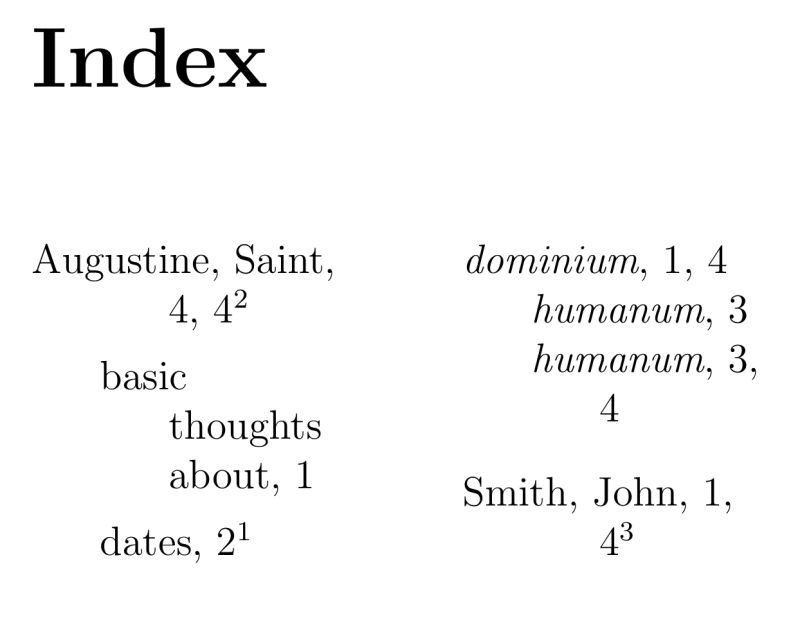 Indexing Additional Author Information Tex Latex Stack Exchange - Ultra HD Light Textures for Desktop