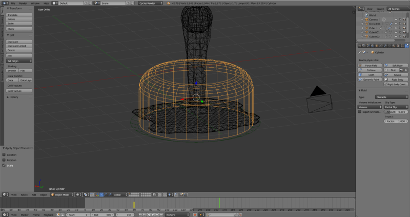 Fluids Stuck Inside Obstacle Blender Stack Exchange - Artistic Gradient Illustration - 4K