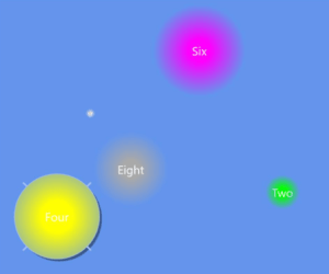 input taking blur effect