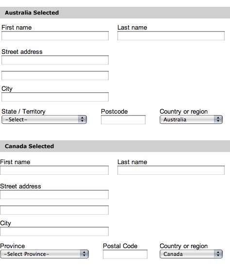 Best Pattern For International Address Forms User Experience Stack - Premium Nature Picture Gallery - Full HD