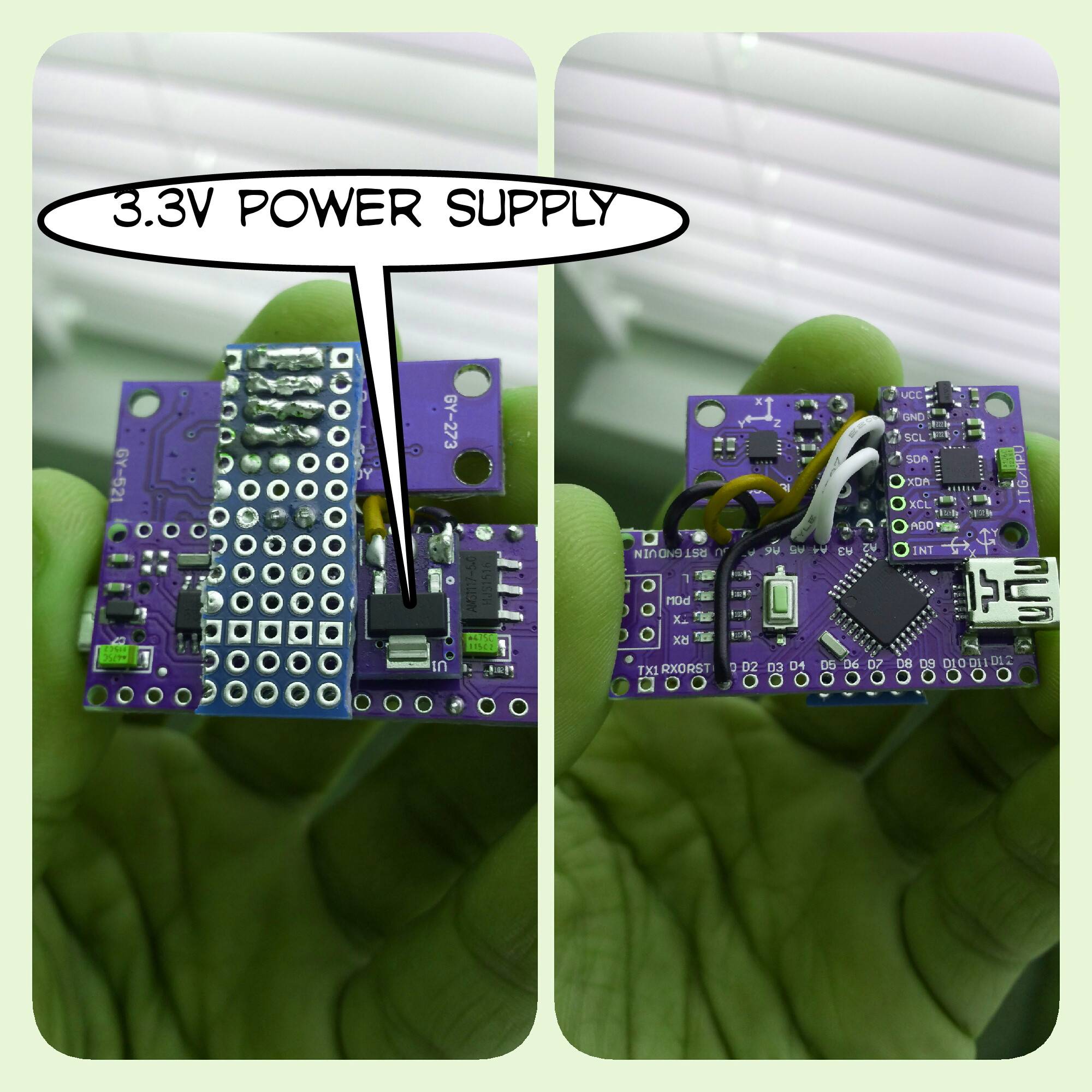 Mpu6050 Or Gy521 Hmc5883 Chips Are Burnt For No Reason