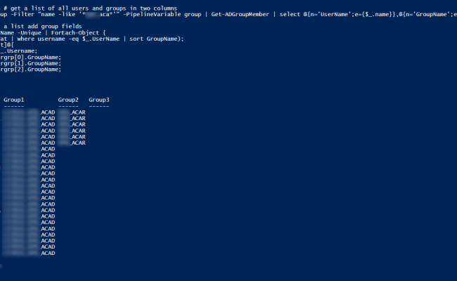 Powershell And Ad Groups Otosection
