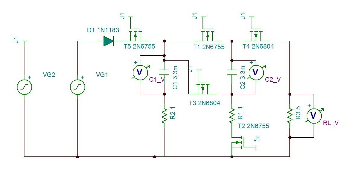 Parallel Series Switches For Capacitor Bank Only One