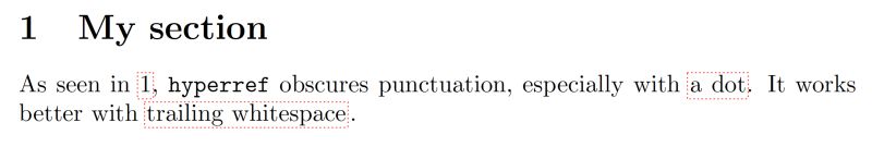 Spacing Link Boxes Obscure Punctuation Tex Latex Stack Exchange - Gorgeous Mobile Landscape Designs | Free Download