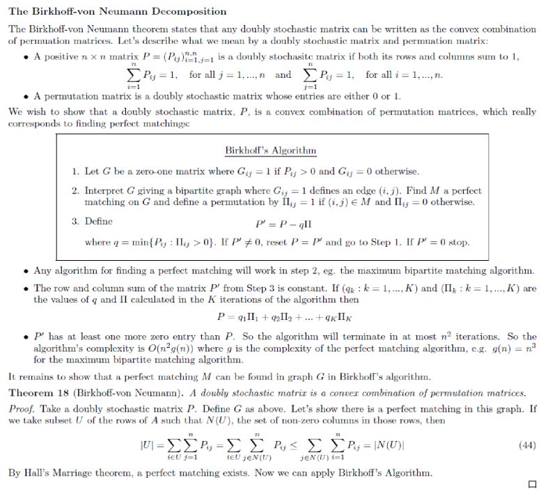 Figure 2 From Quick Birkhoff Von Neumann Decomposition Algorithm For - Best City Photos in Retina