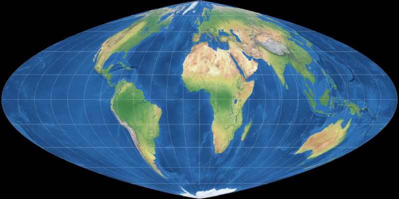 Python Overlaying Straight Lines Over A Mollweide Projection Stack - Professional Sunset Illustration - Ultra HD