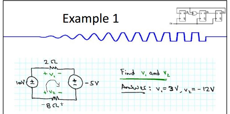 Circuit Analysis Kvl With Multiple Source Electrical Engineering Stack Exchange - Download Ultra HD Vintage Illustration | HD