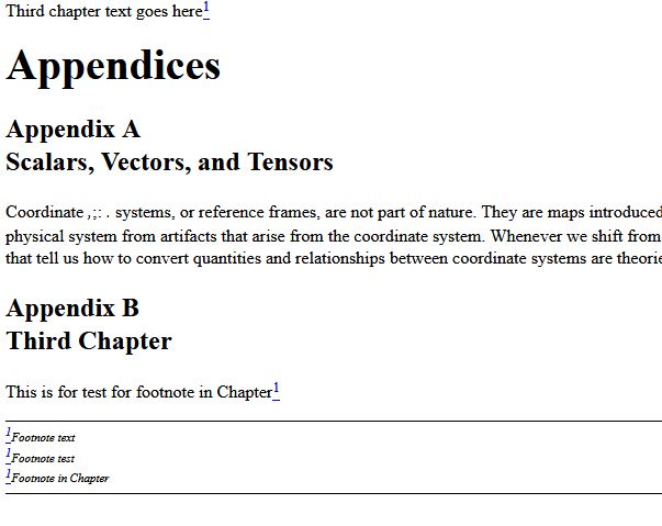 Appendices Appendix Command Affecting Footnote In Tex4ht Tex - Best Geometric Images in 4K