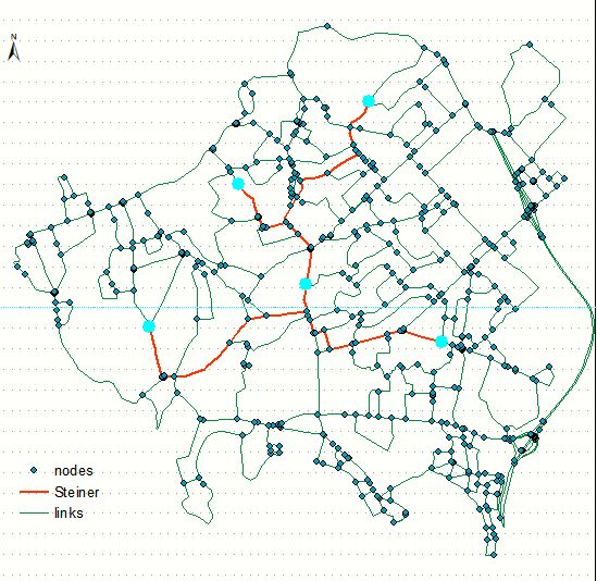 Gis Generating Steiner Tree Using Network X In Python 2 Solutions - 4K Nature Arts for Desktop