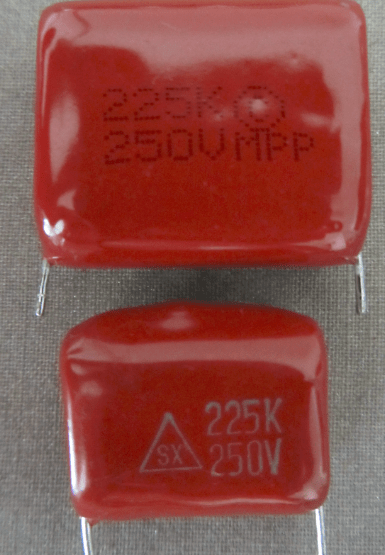 Why Are These Two Same Rated Metallized Film Capacitor