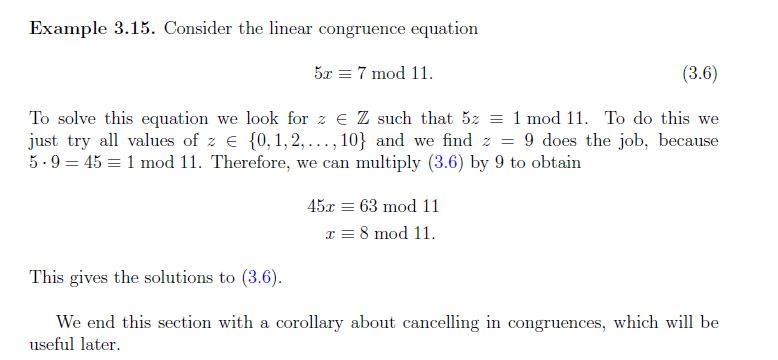 Congruences Solving Linear Modular Equations Mathematics Stack Exchange - 8K Space Images for Desktop
