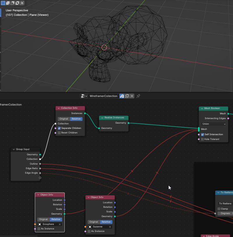 Modifiers Geometry Nodes Boolean Operation On A Collection - Download Incredible Abstract Art | Ultra HD