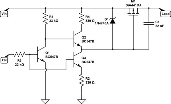 Pmos Gate Driver Using Bjt Electrical Engineering Stack Exchange - Premium Gradient Image Gallery - 8K