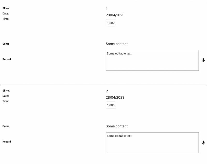 Ios Dynamic Tableview Cell With Editable Textfield And Textview Data Coming From Server End - High Resolution Geometric Designs for Desktop