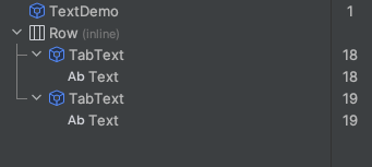Screenshot of Layout inspector