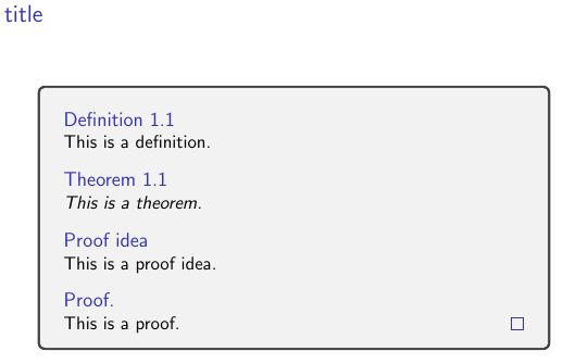 Theorems Proof Environment In Beamer Tex Latex Stack Exchange - Landscape Art Collection - Desktop Quality
