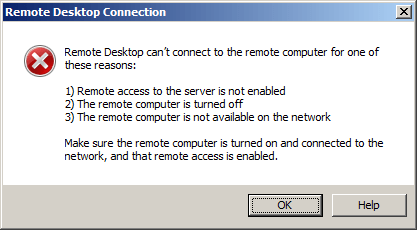 Windows remote desktop fails through vpn until browsing to network
