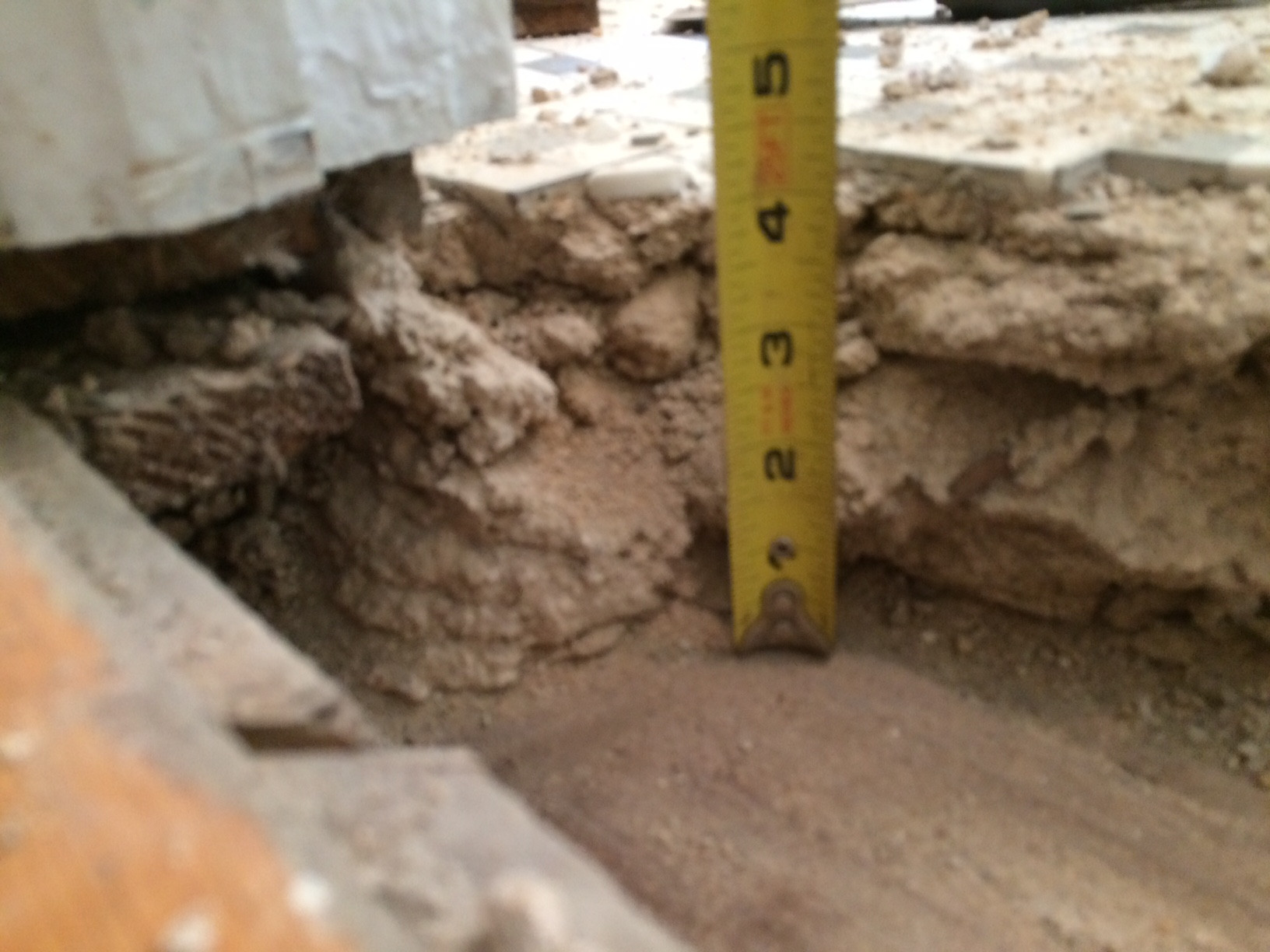 For smaller projects, a chisel and a ball peen hammer . Want to retile my bathroom, but found masonry filling