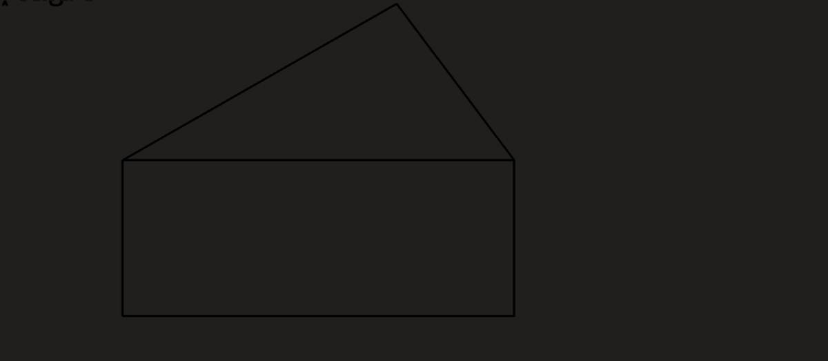triangle and a rectangle