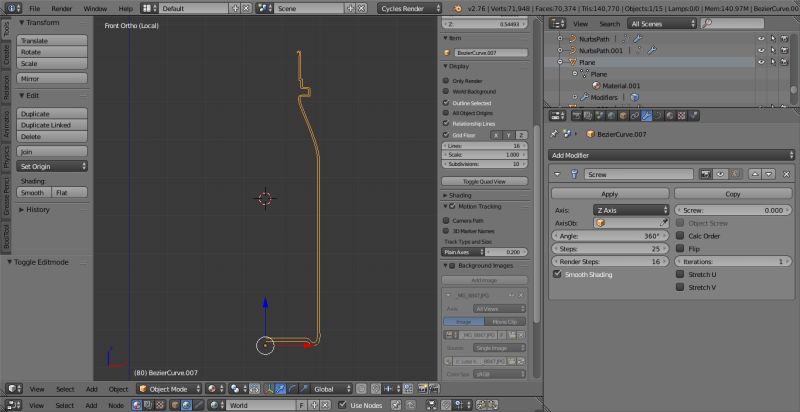 Performance Screw Modifier Best Practices Blender Stack Exchange - Best Nature Designs in High Resolution