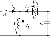 Power Supply Determining The Switching Frequency Of A Buck Boost