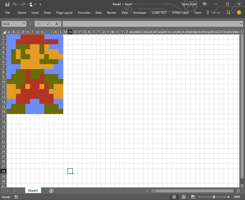 Code Golf Pixel Art Episode 1 Display Super Mario Code Golf Stack - HD Minimal Wallpapers for Desktop