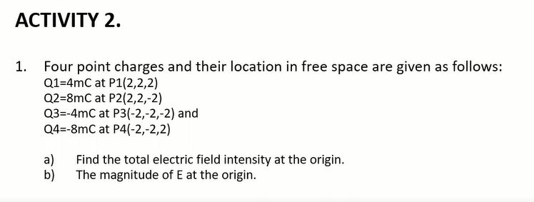 Electromagnetism Electric Field Intensity Problem Electrical - Download Modern Minimal Design | 4K