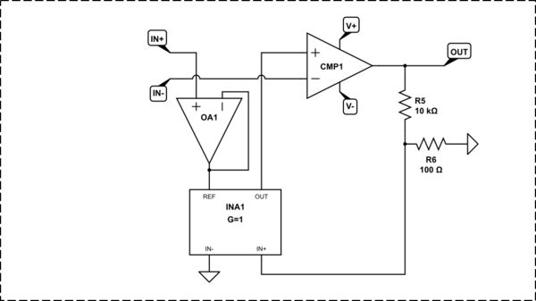Comparator Comparing Two Variable Voltages With Hysteresis - Retina Gradient Backgrounds for Desktop