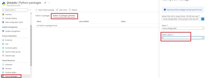 Trouble Migrating Python Code To Azure Runbook Package Compatibility - Best Mountain Pictures in Mobile